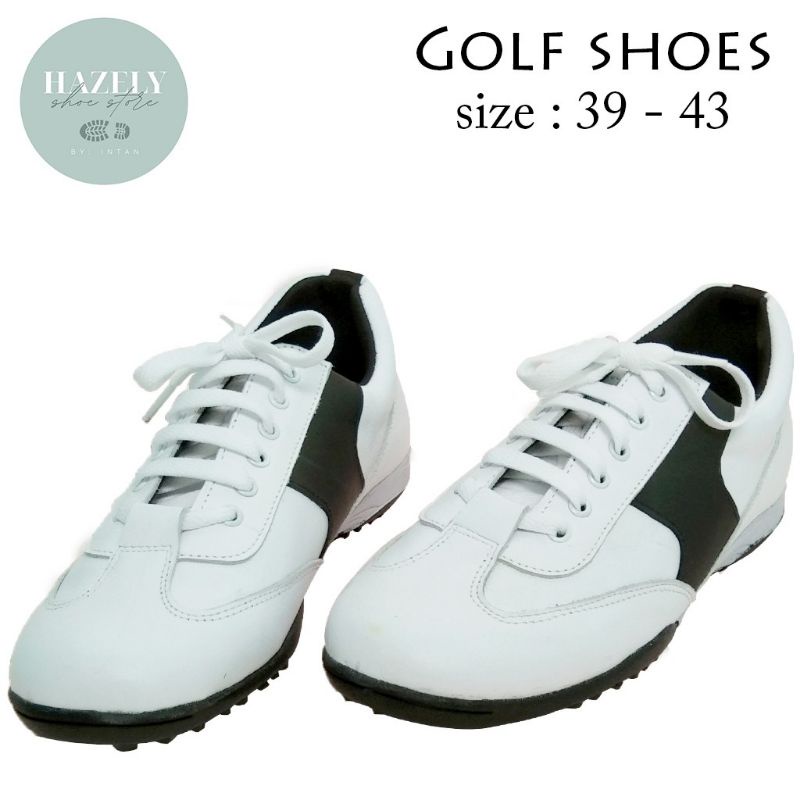 SEPATU GOLF PRIA CASUAL COOL HZL 001 LEATHER SHOES by HAZELY