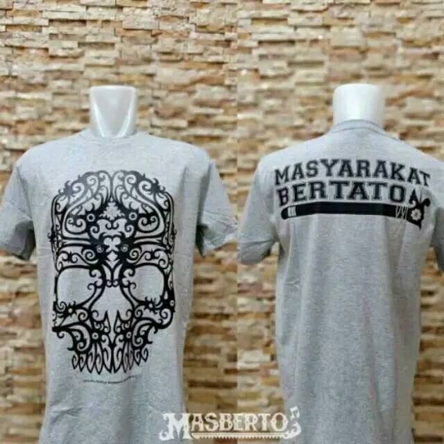 KAOS MASBERTO ABU ABU / KAOS MASBERTO KINGDOM SKULL ORIGINAL