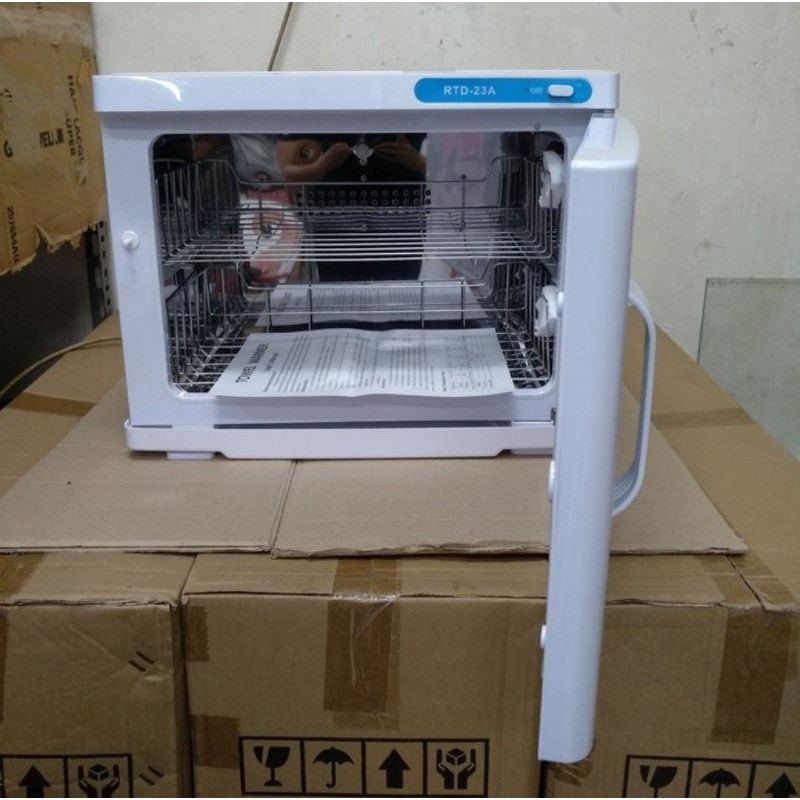 towel warmer /Penghangat Handuk / Towel Warmer RTD-23A dengan UV Sterilizer / alat seteriliser salon
