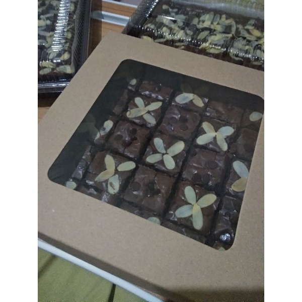 

Fudgy Brownies homemade | brownies enak murah | basah lembab