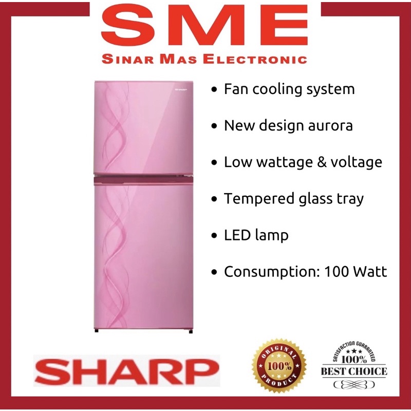 Lemari Es / Kulkas 2 Pintu SHARP 205L - SJ-237ND