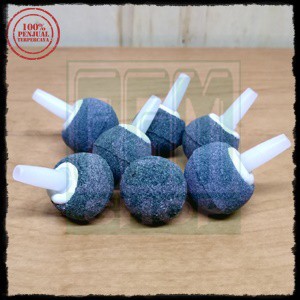 AIR STONE BULAT 2cm Aerator Aerasi Batu Gelembung  Udara Aquarium murah
