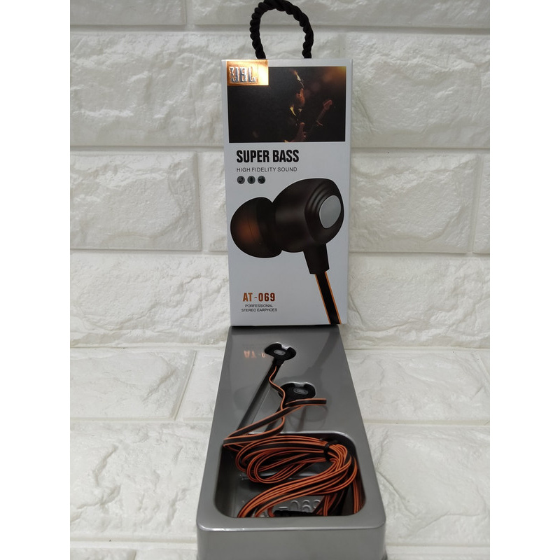 HF HANDSFREE HEADPHONE HEADSET EARPHONE AT-069