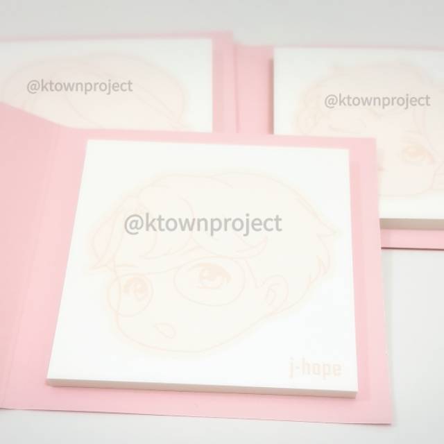 [READY - CLEARANCE SALE] HOUSE OF BTS BINGO LIMITED MEMO PAD JHOPE