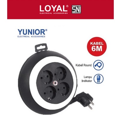 Kabel roll stop kontak Loyal Yunior Welto LY105 6 meter