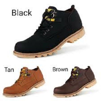 Sepatu Boots Pria Casual Caterpillar Nitrogen Steel Toe Cocok Untuk Segala Moment Bahan Semi Kulit