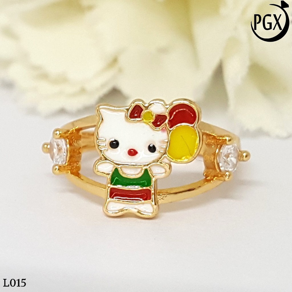 PGX Cincin Anak Xuping Aksesoris Perhiasan Lapis Emas Premium - L015