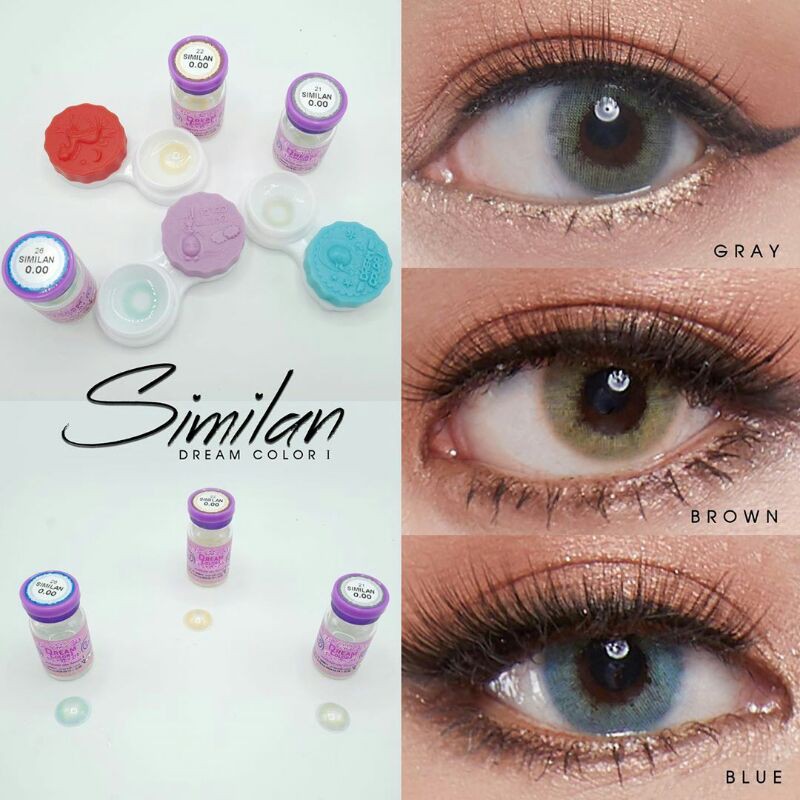 softlens similan natural tanpa ring by dreamcolor lensa kontak soflen