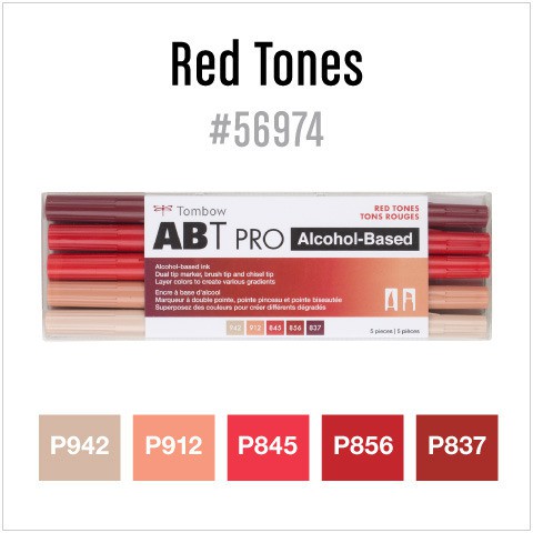 

TOMBOW COLORING BRUSH ABT PRO SET 5 RED