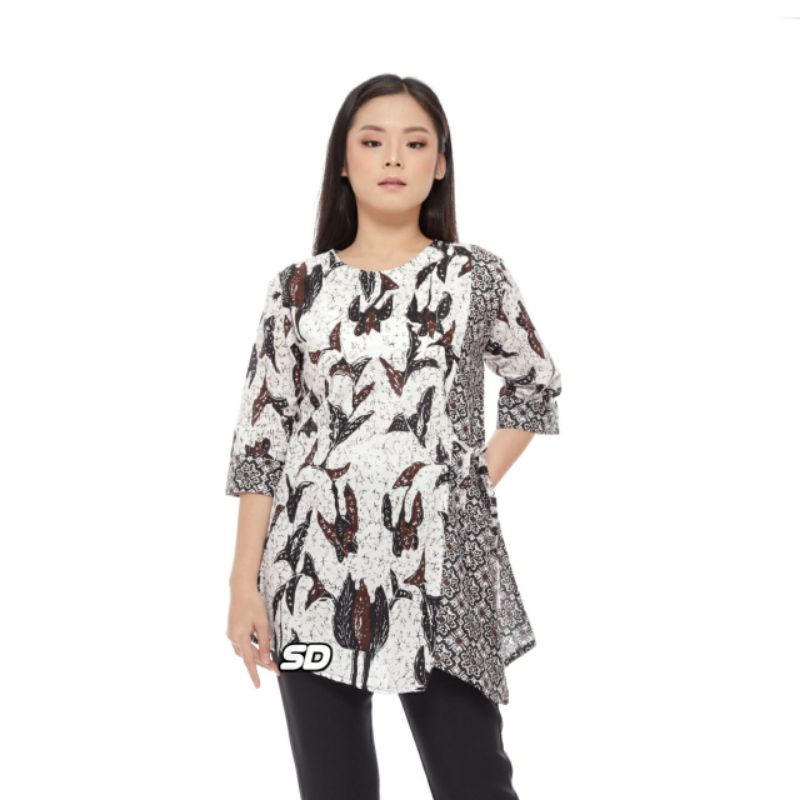 M-L-XL Batik wanita ASJ SA HRB026 Kenongo Pekalongan Sogan Tulis-SD 15