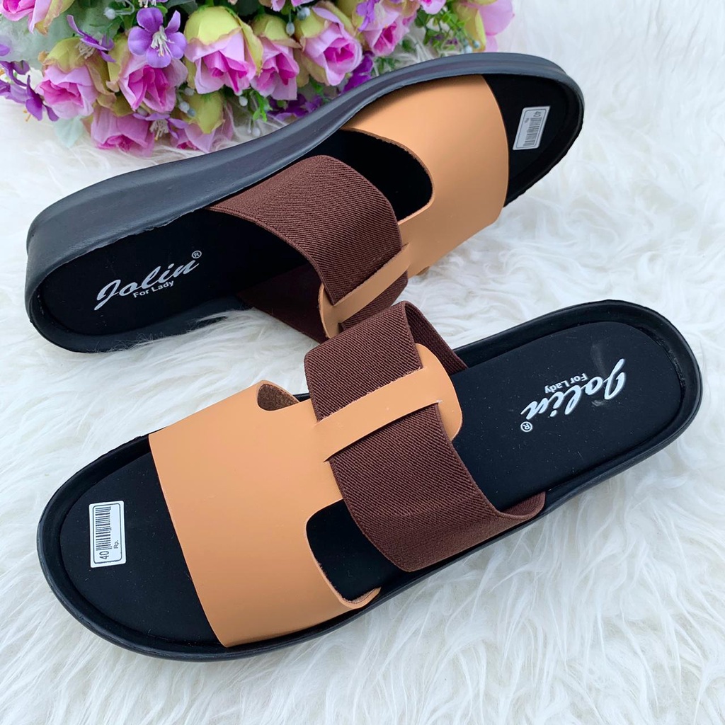 sandal wedges wanita terbaru sandal pesta sandal hak sedang sandal murah