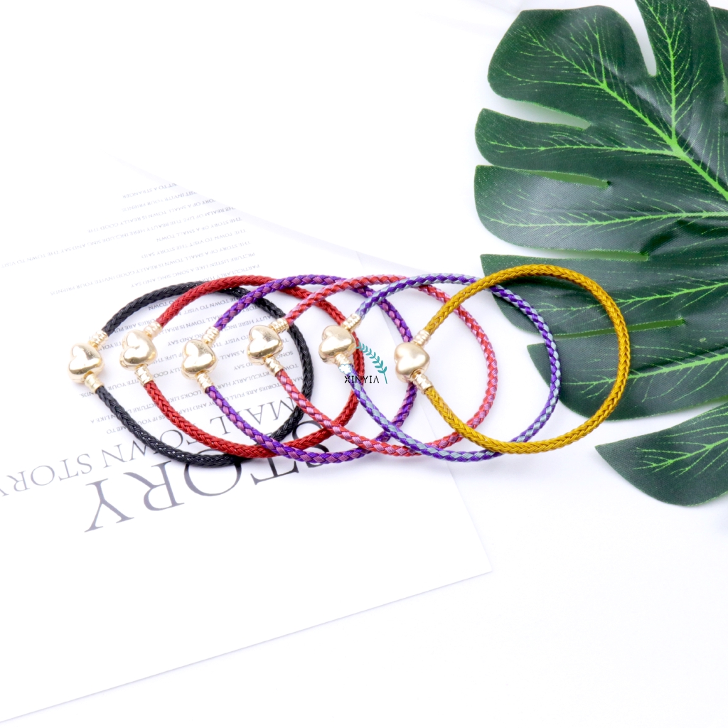 Korea Fashion Tali Kawat Gelang Wanita Aksesoris Gelang 6 Warna