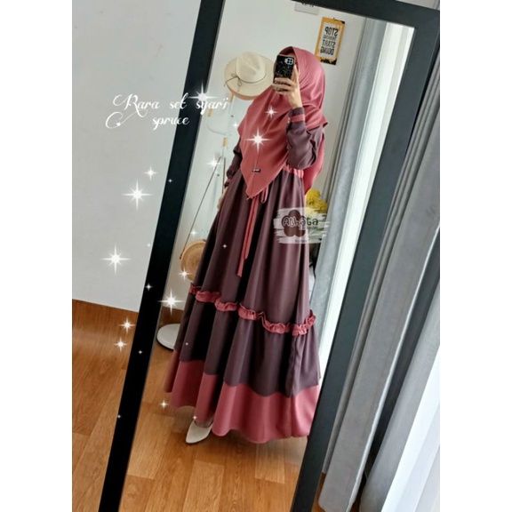 GAMIS RARA SET SYARI ORY ATHATA/GAMIS WANITA