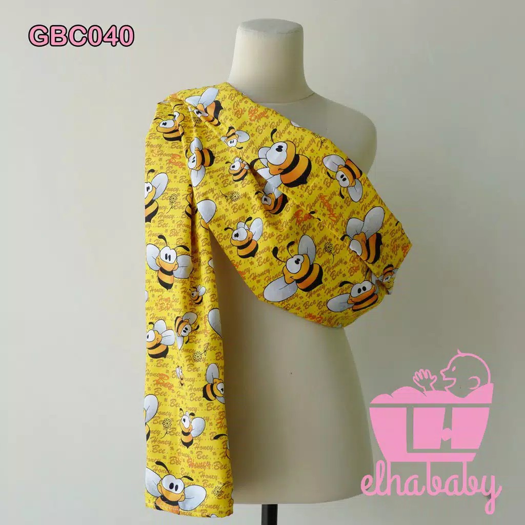 Gendongan Cukin Karakter| Kain Gendong Karakter| Jarik Modern Ukuran 80x 240 cm motif LEBAH