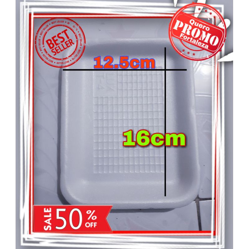 50 pcs STYROFOAM BUAH 4 (FOAM BUAH/SAYUR/DAGING)