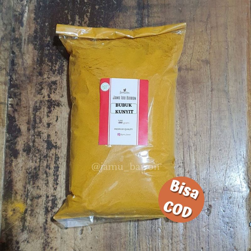 

Kunyit Bubuk Murni 100% Premium | Sebuk Halus 5x penggilingan (1/2 kilo)