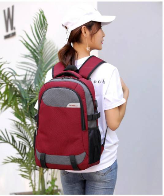 Tas Pria RDN 015 Distro Raindoz Bandung Ransel Punggung Backpack Cowok Keren Sek BRAN NB-Tp F7B6