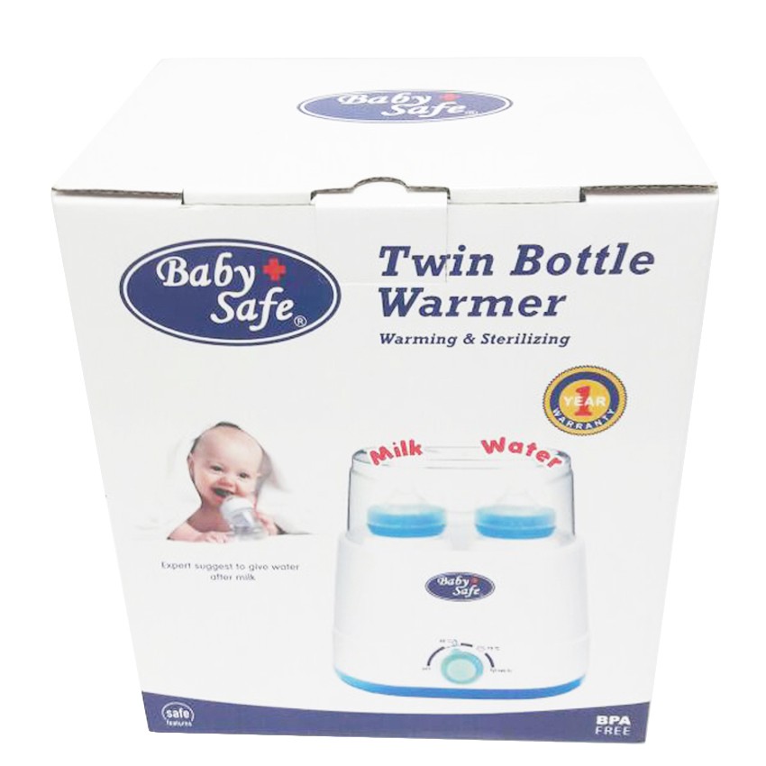 BABYSAFE Twin Bottle Warmer &amp; Sterilizer