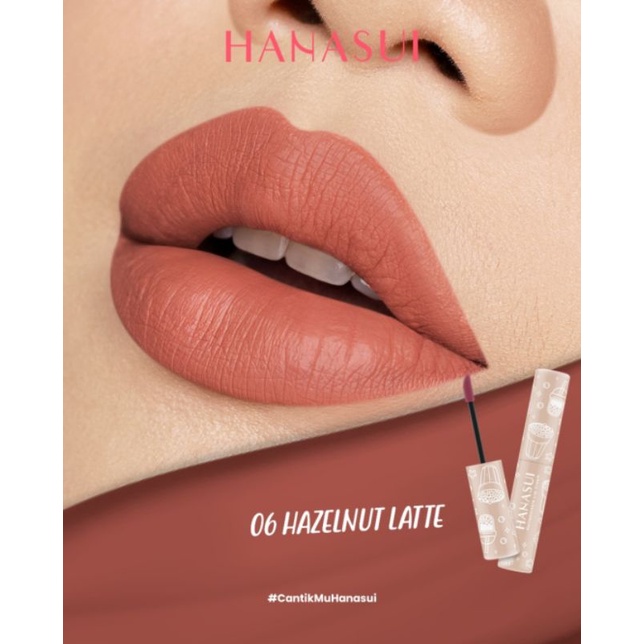 HANASUI MATTEDORABLE LIPCREAM BOBA / Hanasui Lip Cream Boba Series