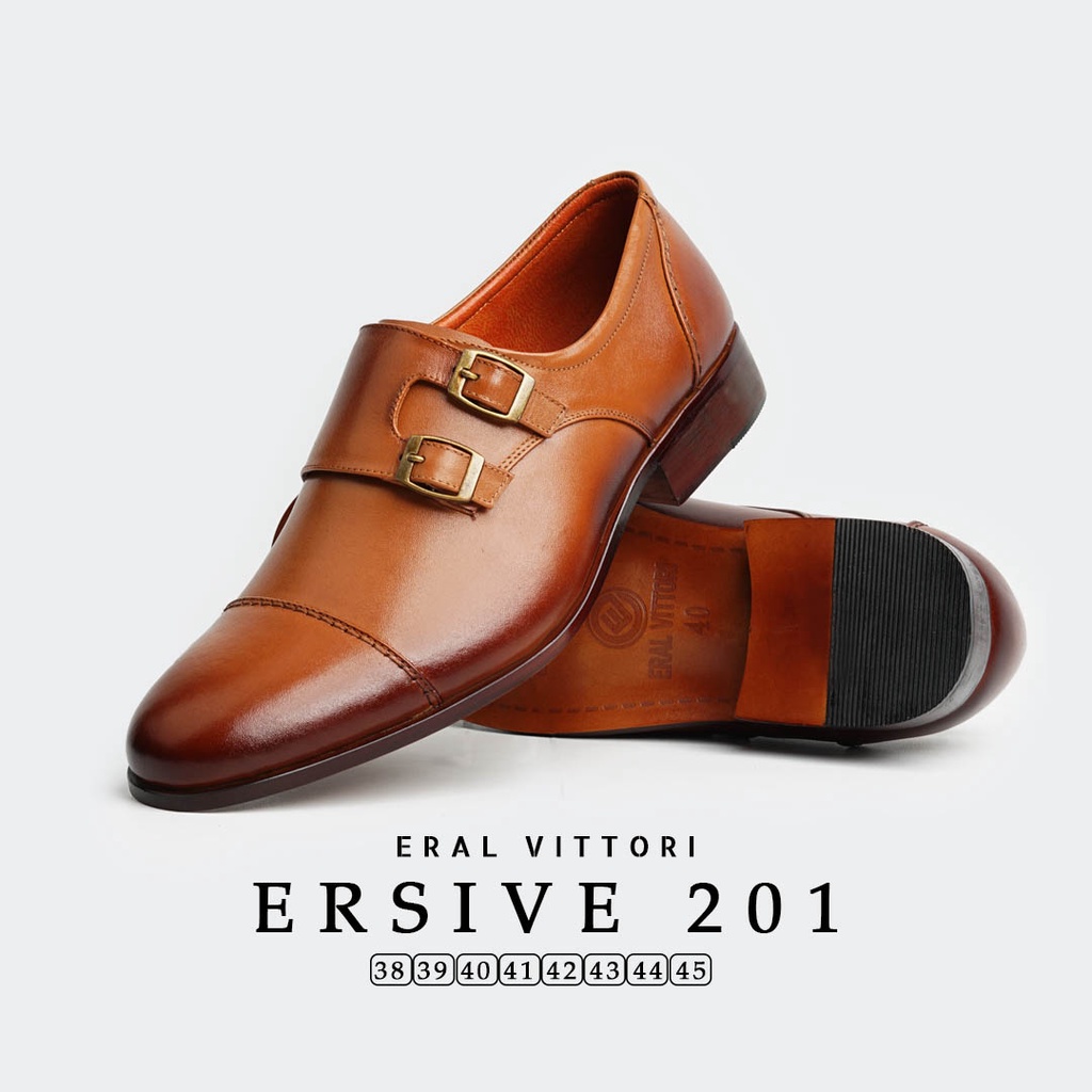 Eral Vittori -  Ersive 201 Sepatu Pantofel Formal Kantor Pria Kulit