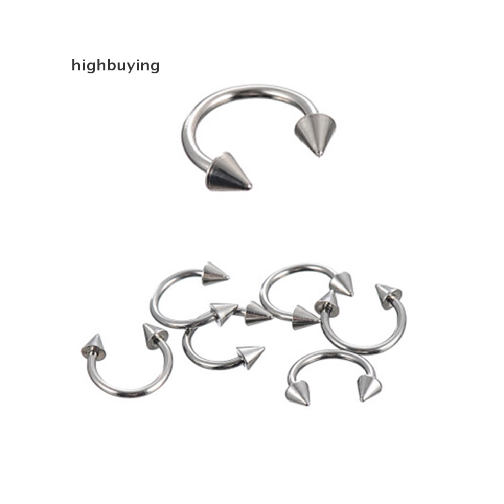 Hbid 85pcs Anting Tindik Lidah / Alis / Bibir / Pusar Bahan Stainless Steel