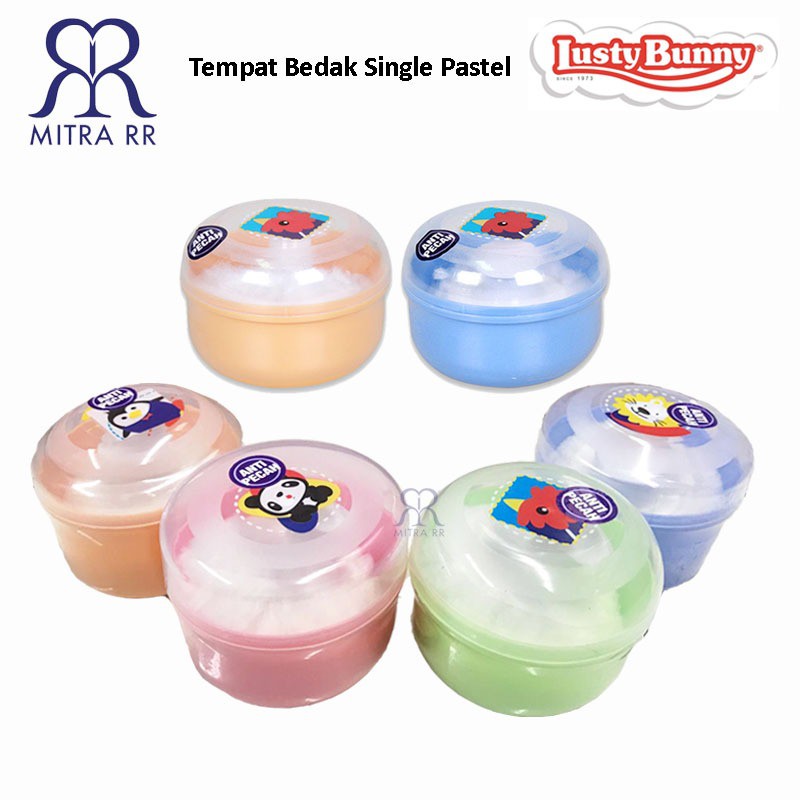 Lusty Bunny Tempat Bedak Bulat Double Kapal / Double Kapsul +Tempat Sabun Anti Pecah – Lusty Bunny