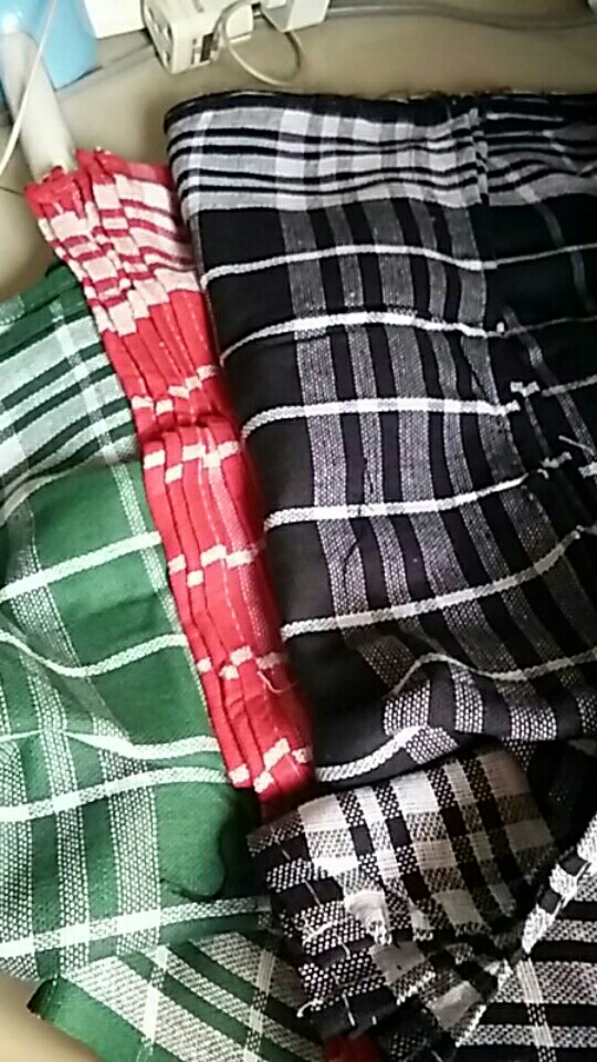 12pcs Kain Lap Cuci Piring / Serbet Dapur