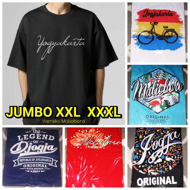 KAOS JOGJA JUMBO XXL XXXL DEWASA LENGAN PENDEK | KAOS OBLONG JOGJA| KAOS OBLONG JUMBO | KAOS JOGJA |