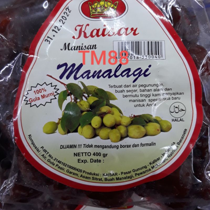 

MANISAN MANALAGI KAISAR KHAS KALIMANTAN