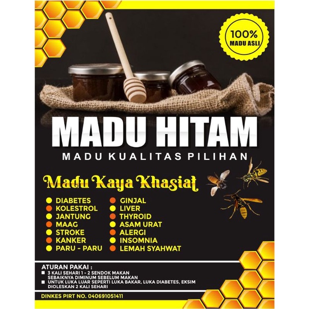 

Madu Hitam Pahit Madu Kualitas Pilihan (250 ml)