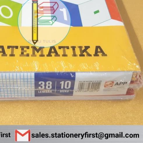 

♀ Buku Tulis Sidu Kotak Kecil Matematika Sinar Dunia 38 Lembar 10 Buku ☞