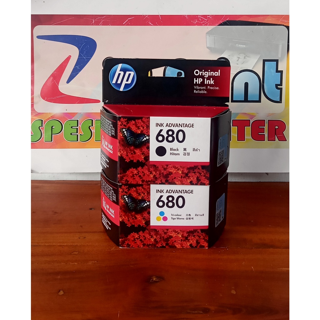 Tinta Printer HP680 Original Ink Advantage tinta cartridge HP 680