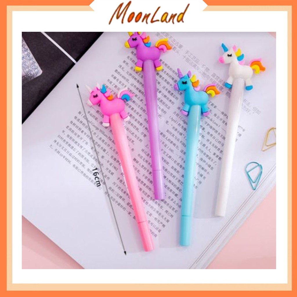 MoonLand COD Pena PONY LED Lucu LED Unicorn Pen Murah Produk Import 443