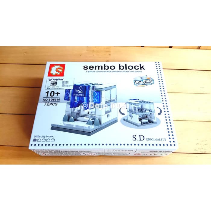 Lego Bangunan Toko Perhiasan ( Swarovski ) Sembo Block