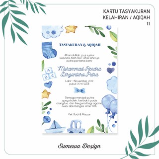 54+ Contoh Surat Undangan Aqiqah Tasyakuran Kelahiran Bayi Gratis Terbaru