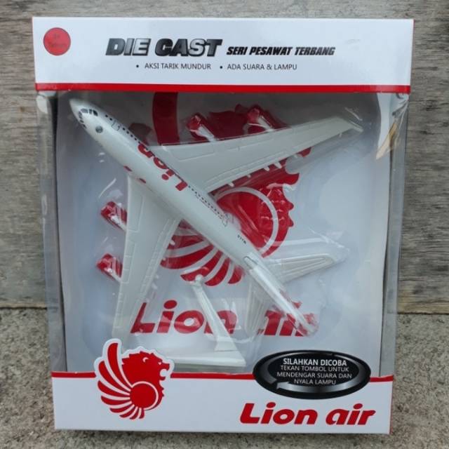 Diecast Pesawat Lion Air