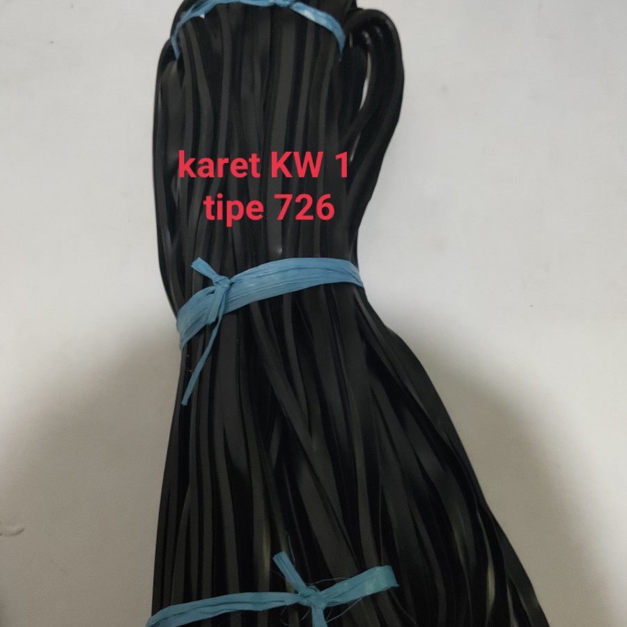 List karet jendela almunium type 726-hitam (10 meter)