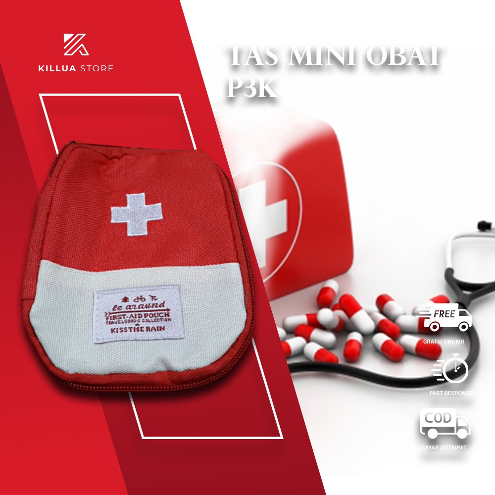 Tas Obat Mini P3K Tactical Camping Travel