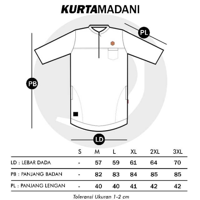 KURTA MADANI ROSAL KOKO LAKI-LAKI PAKAIAN MUSLIM PRIA