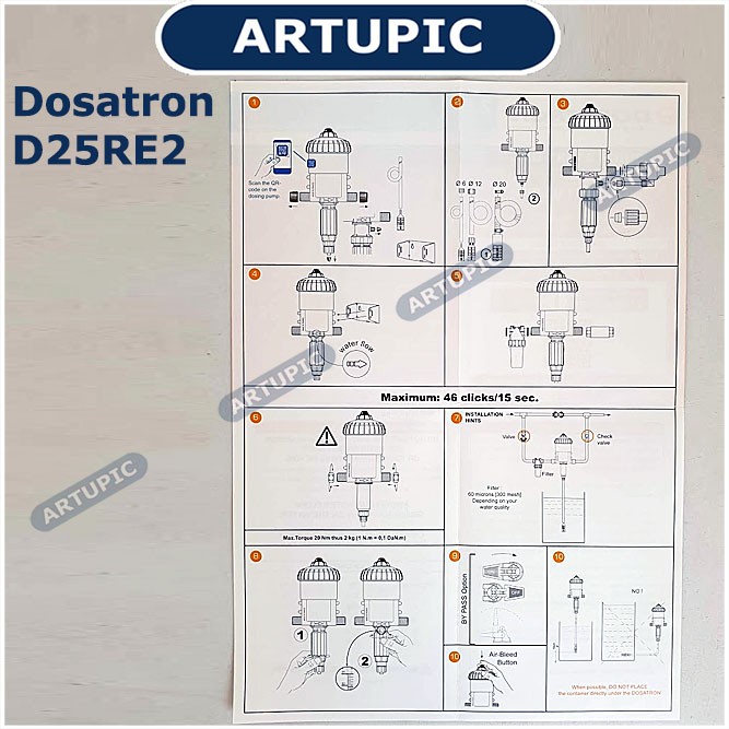 DOSATRON D25RE2 Alat Pencampur Obat Kandang Ayam Unggas Ternak Pompa Dosing Pump