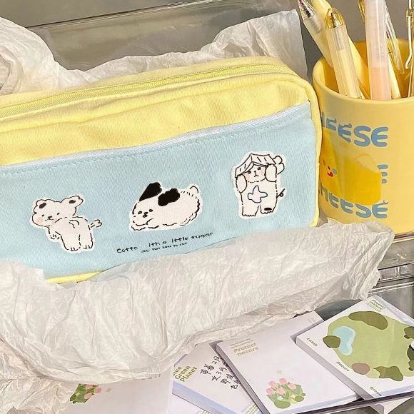 Sera Kotak pensil ceruk pencocokan warna yang sederhana dan asli Jepang untuk ujian siswa sekolah menengah pertama portabel kotak alat tulis pensil