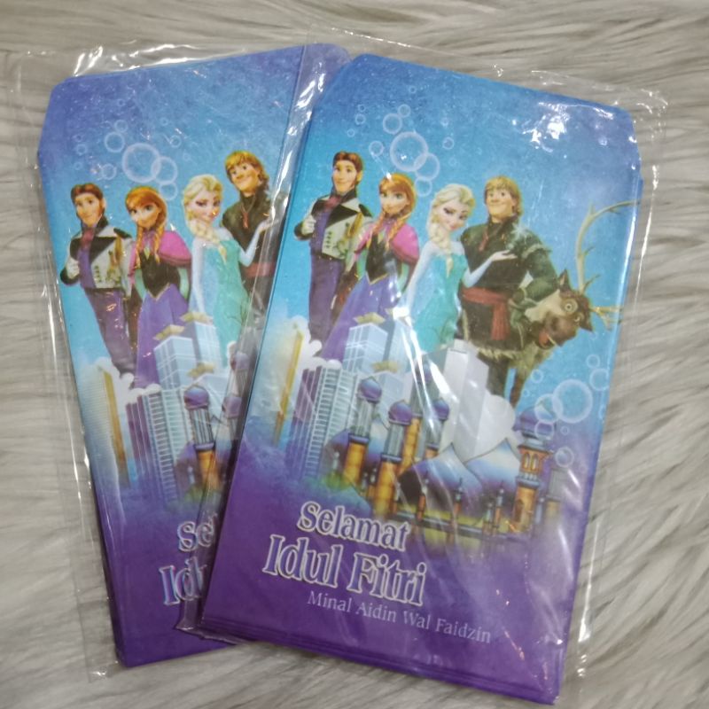 

ampao lebaran karakter frozen biru