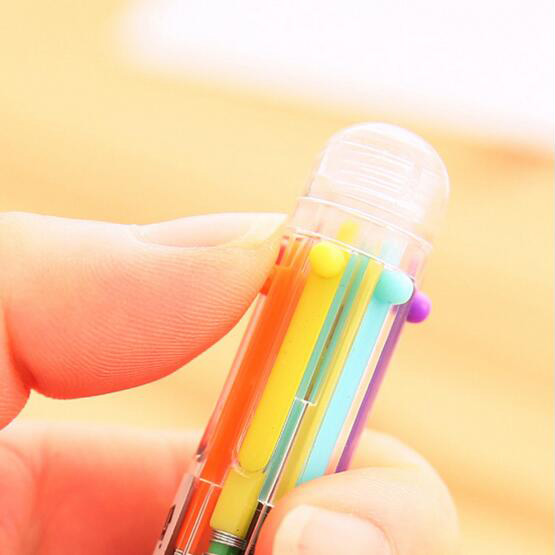 Pena Ballpoint Multi Warna 6 in 1 - MultiColor