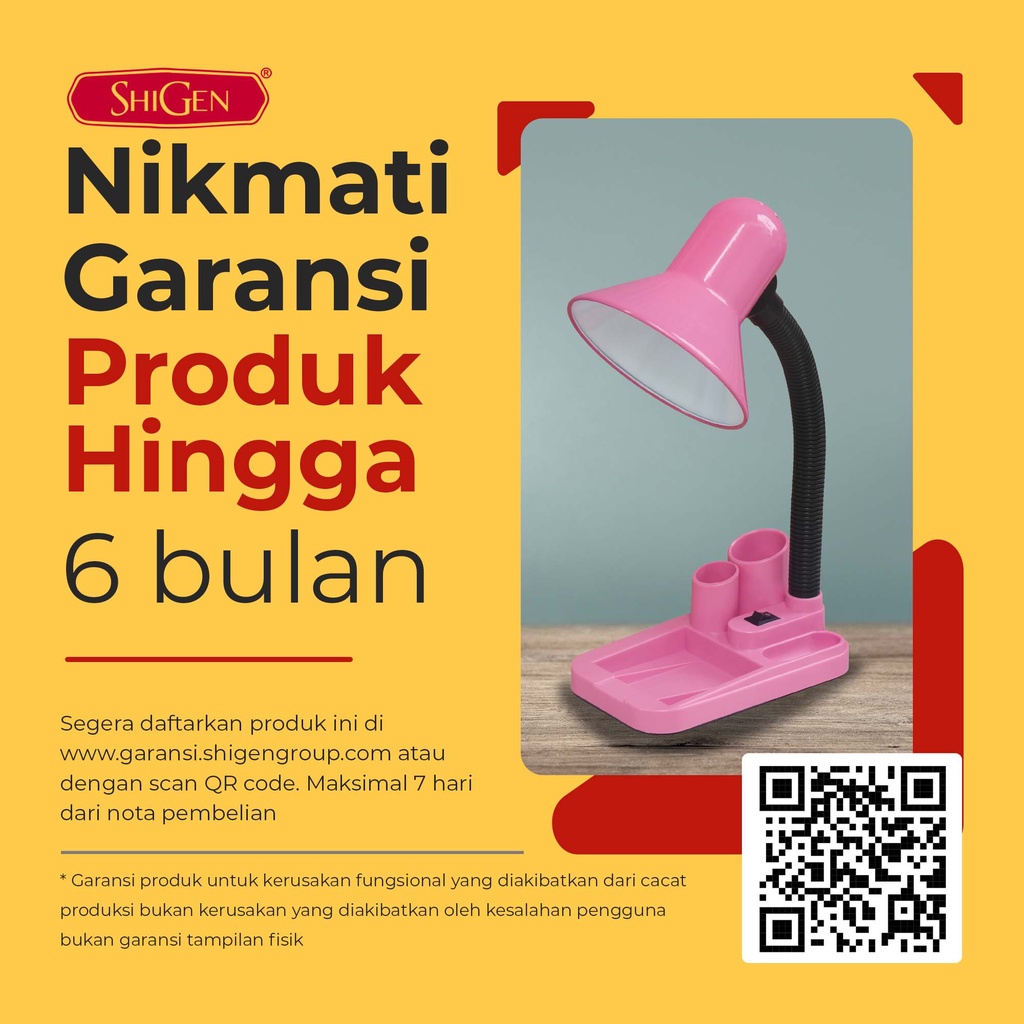 Lampu belajar/ lampu baca/ lampu kerja SHIGEN SG 8808