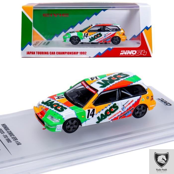 Inno 1/64 Honda Civic Ef9 Gra #14 Jaccs Jtc 1992 By Eastern