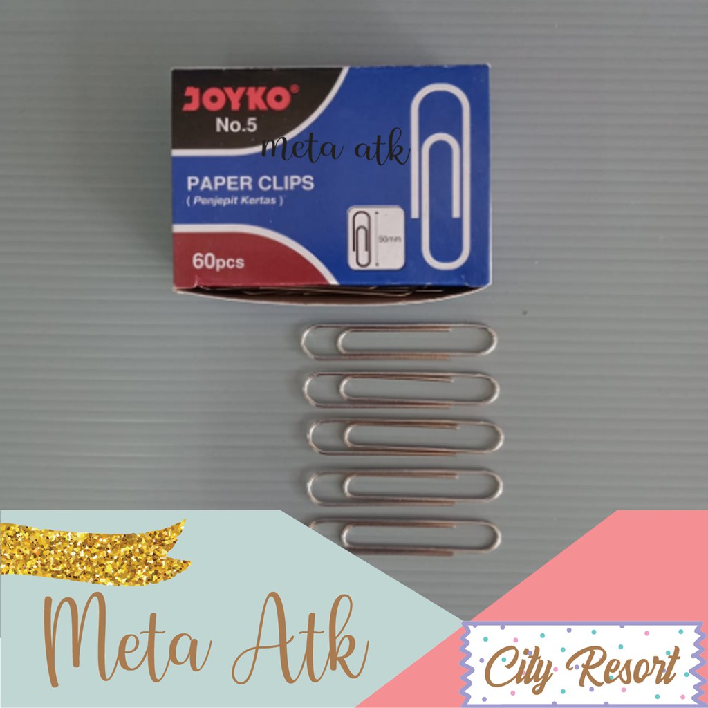 

Trigonal Clip / Klip / Penjepit Kertas Joyko No.5