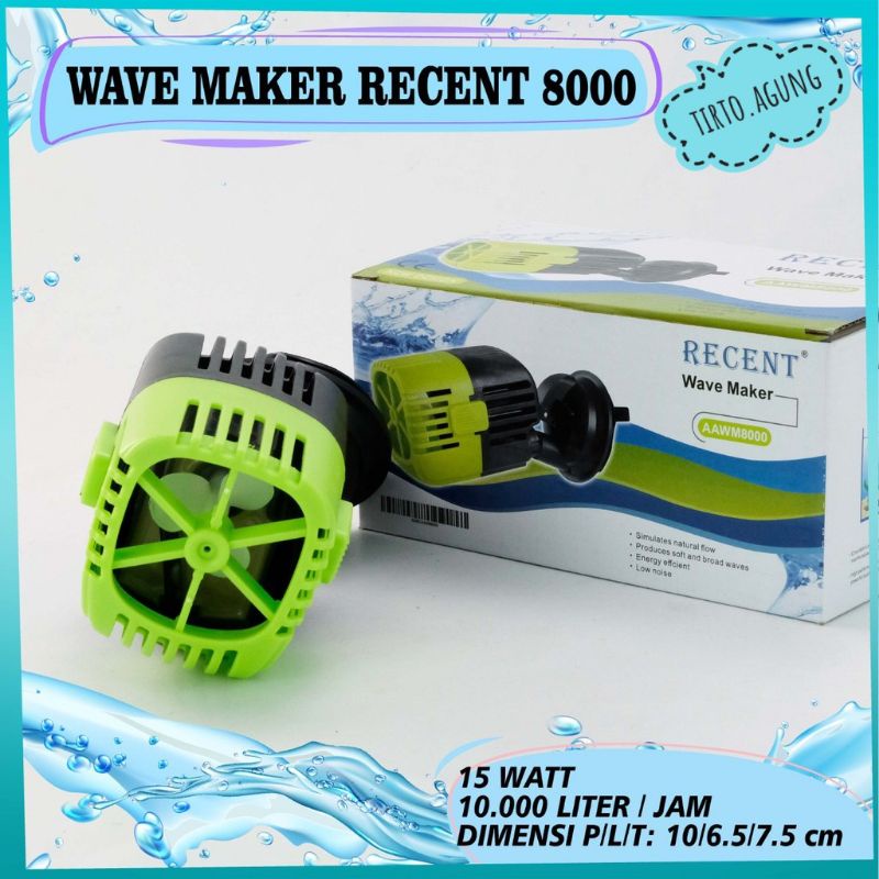 Wave Maker filter Hikari HK-WM8000 H WM 8000 10000L RECENT AQUAMAN SP AQURA WP Pembuat arus ombak aquarium