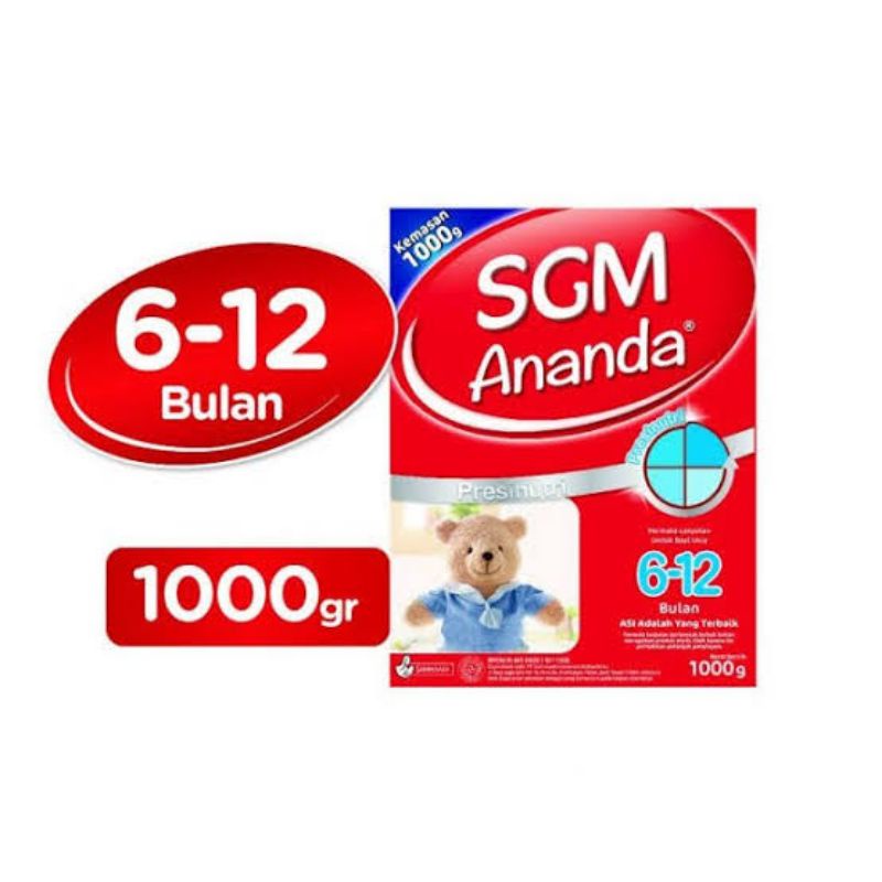 SGM ANANDA 2 SUSU FORMULA BAYI 6-12 BULAN 1 KG