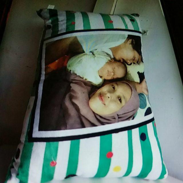 Bantal Foto Fullprint Bantal Custom Desain Cantik Hasil Berkualitas,tersedia 3ukuran Bantal Kenangan