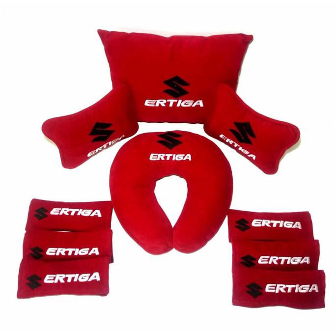 ALL NEW INTERIOR MOBIL Suzuki Ertiga Bantal aksesoris mobil Merah